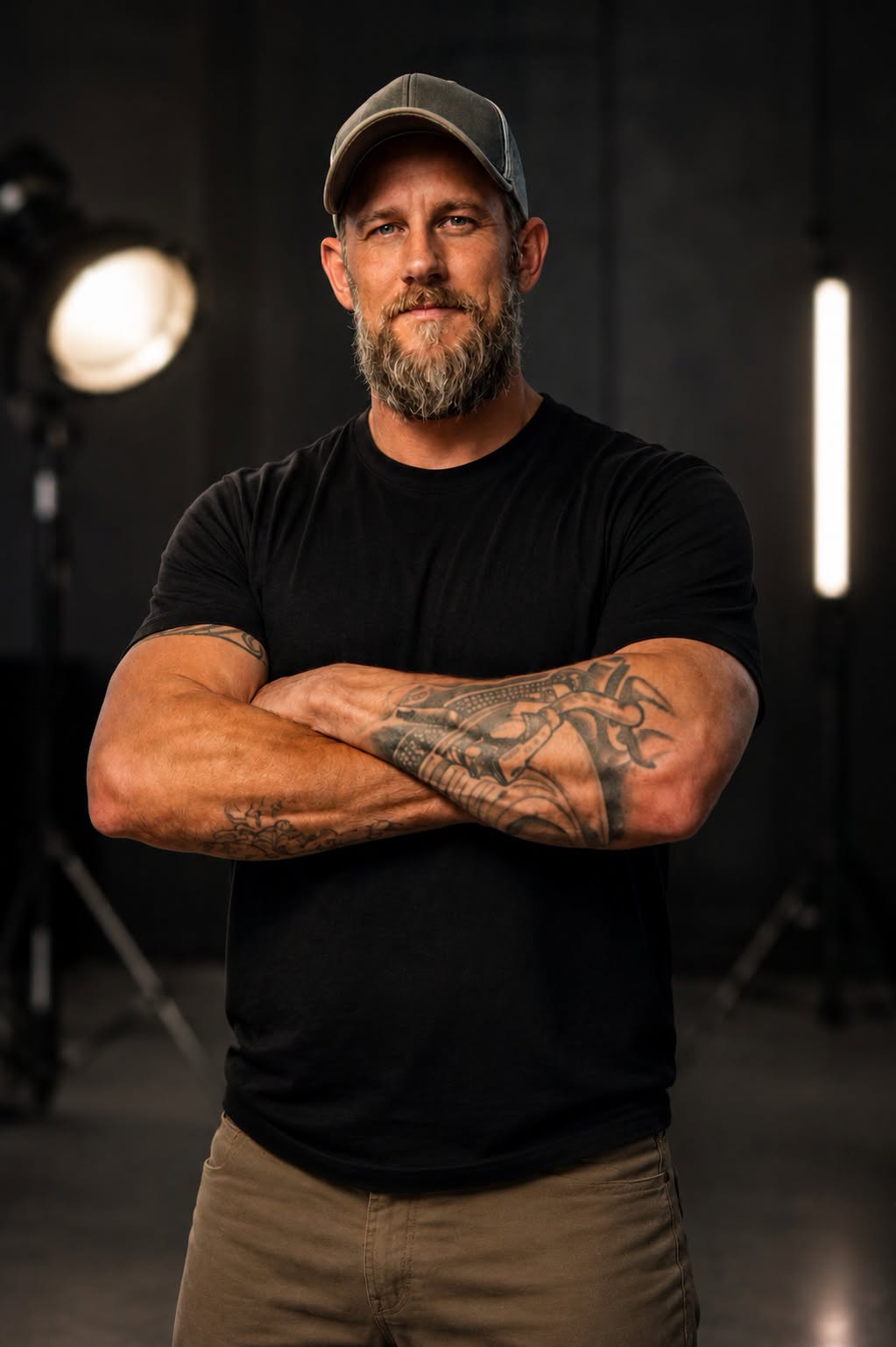 Kory, RAW Exposure photographer, in the studio